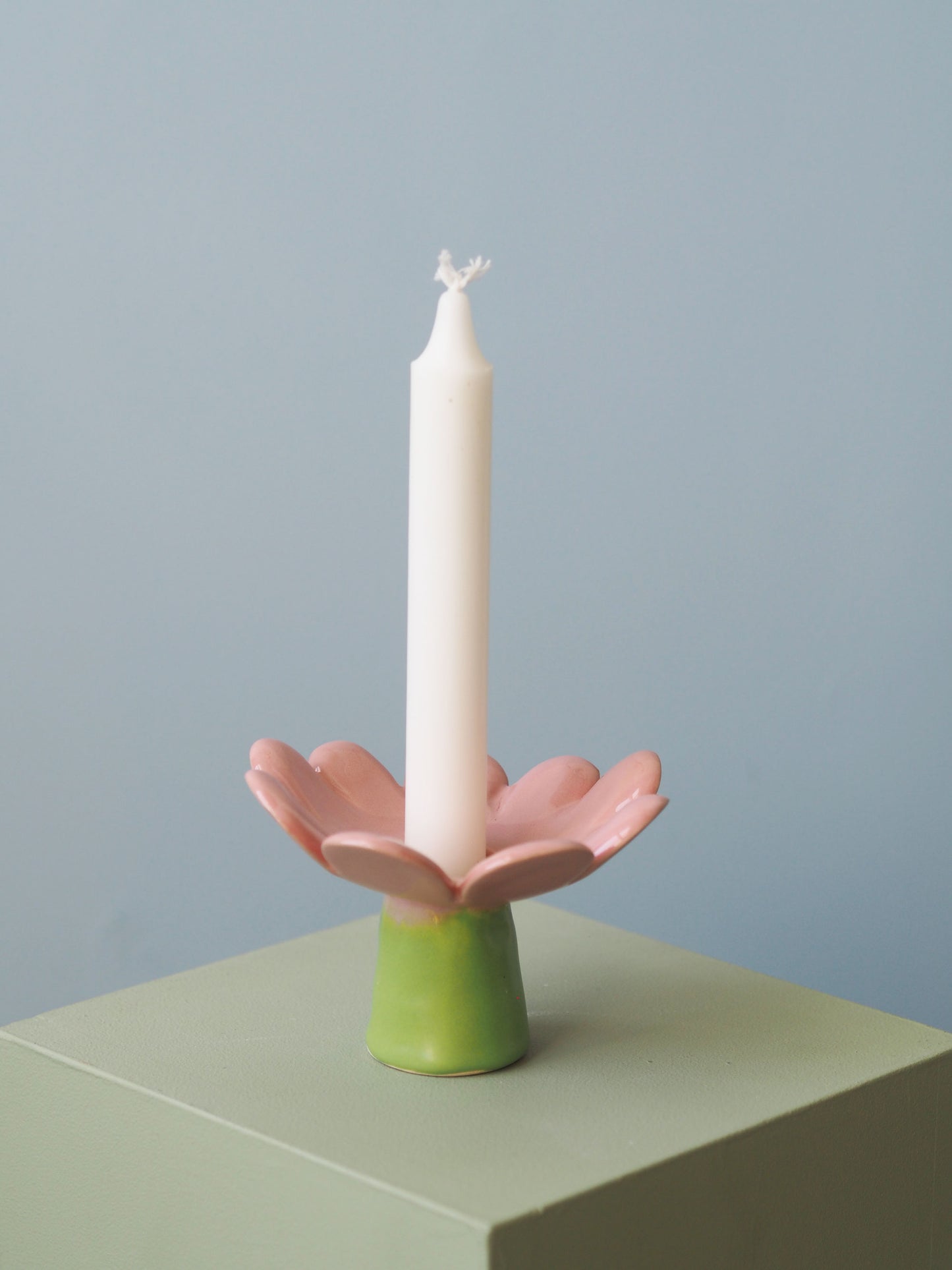 Blossom Candle Holder - Soft Pink