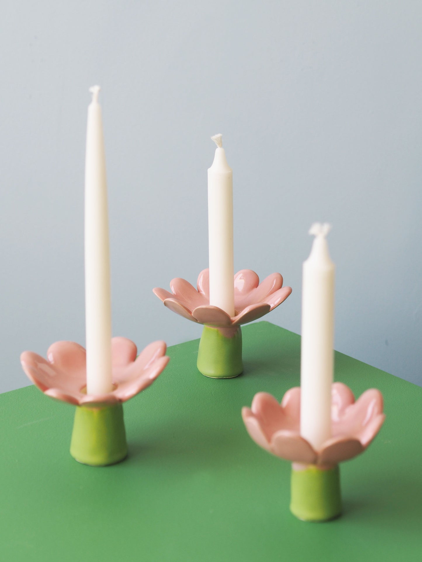 Blossom Candle Holder - Soft Pink
