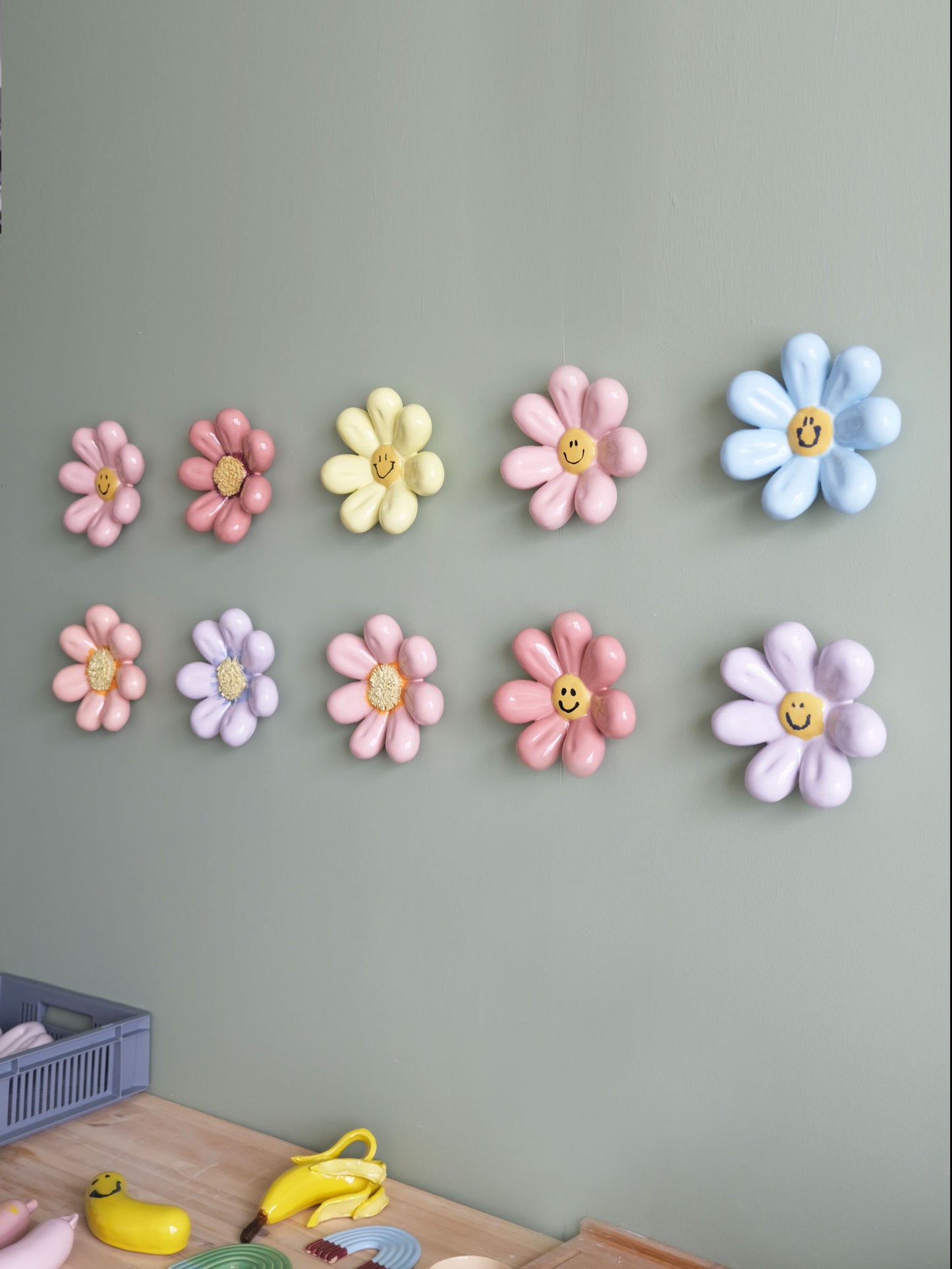 Wall Flower Mini - Peach