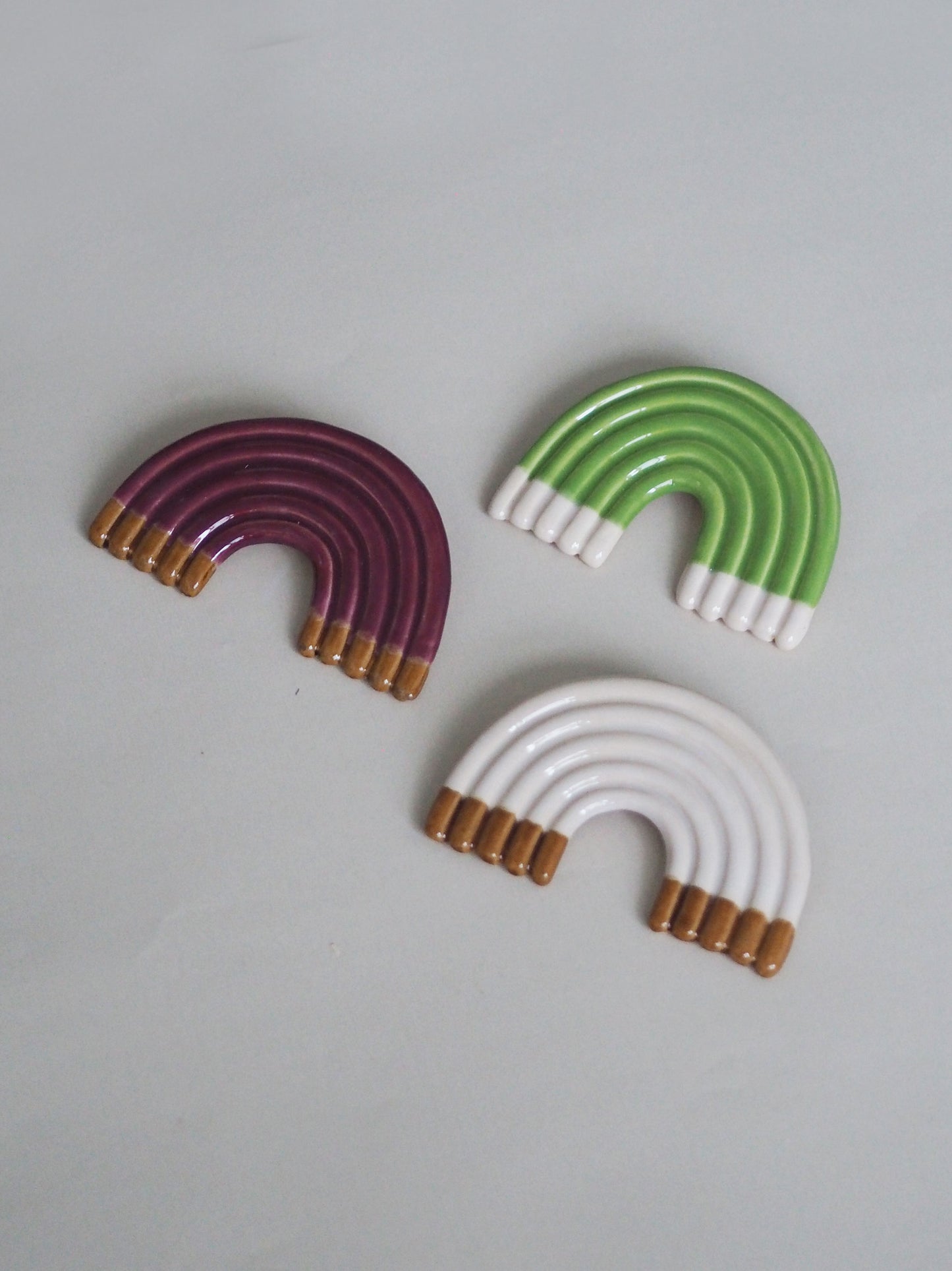 Rainbow Wall Sculpture - Beige Amber