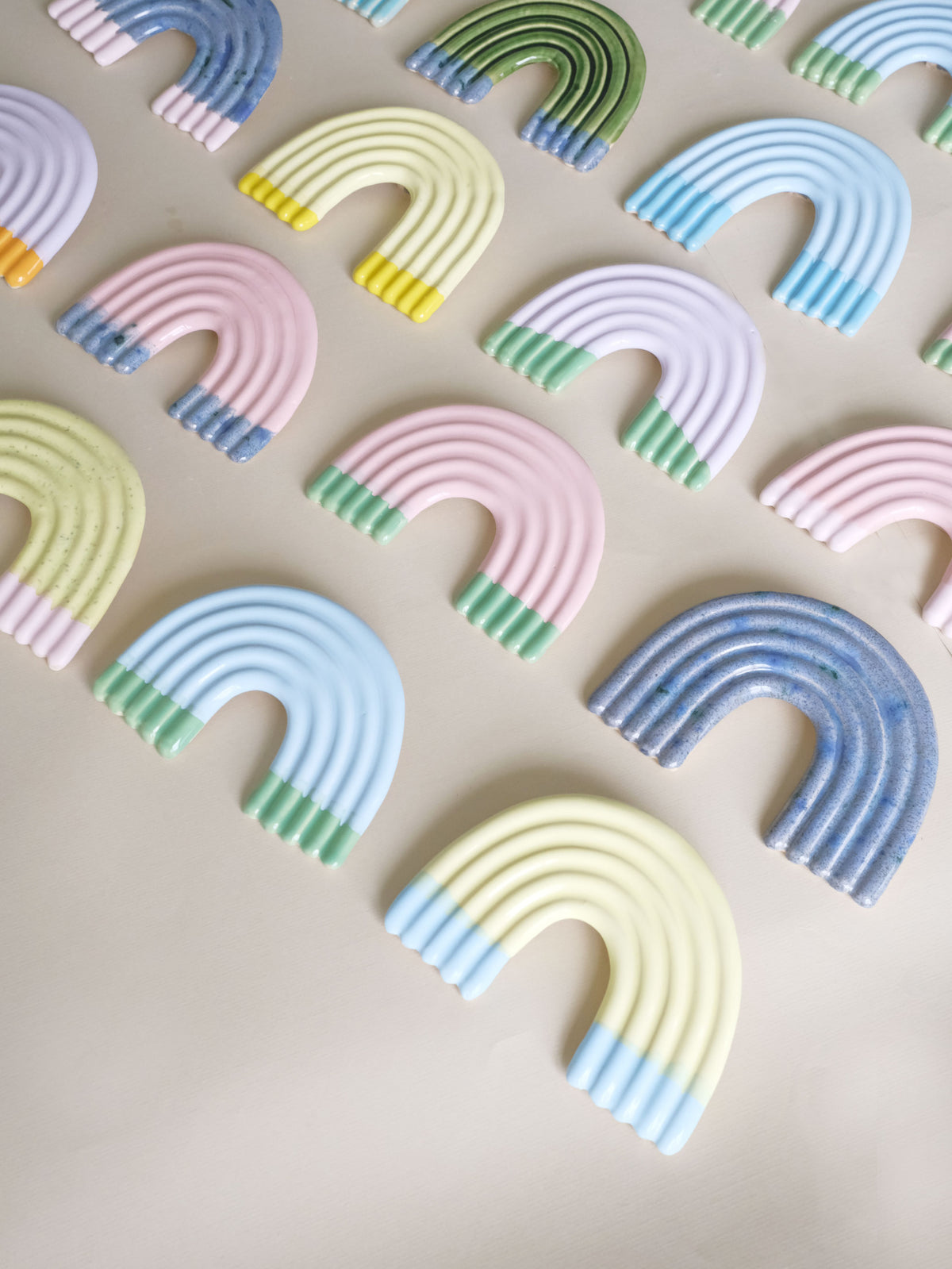 Rainbow Wall Sculpture - Butter Sky