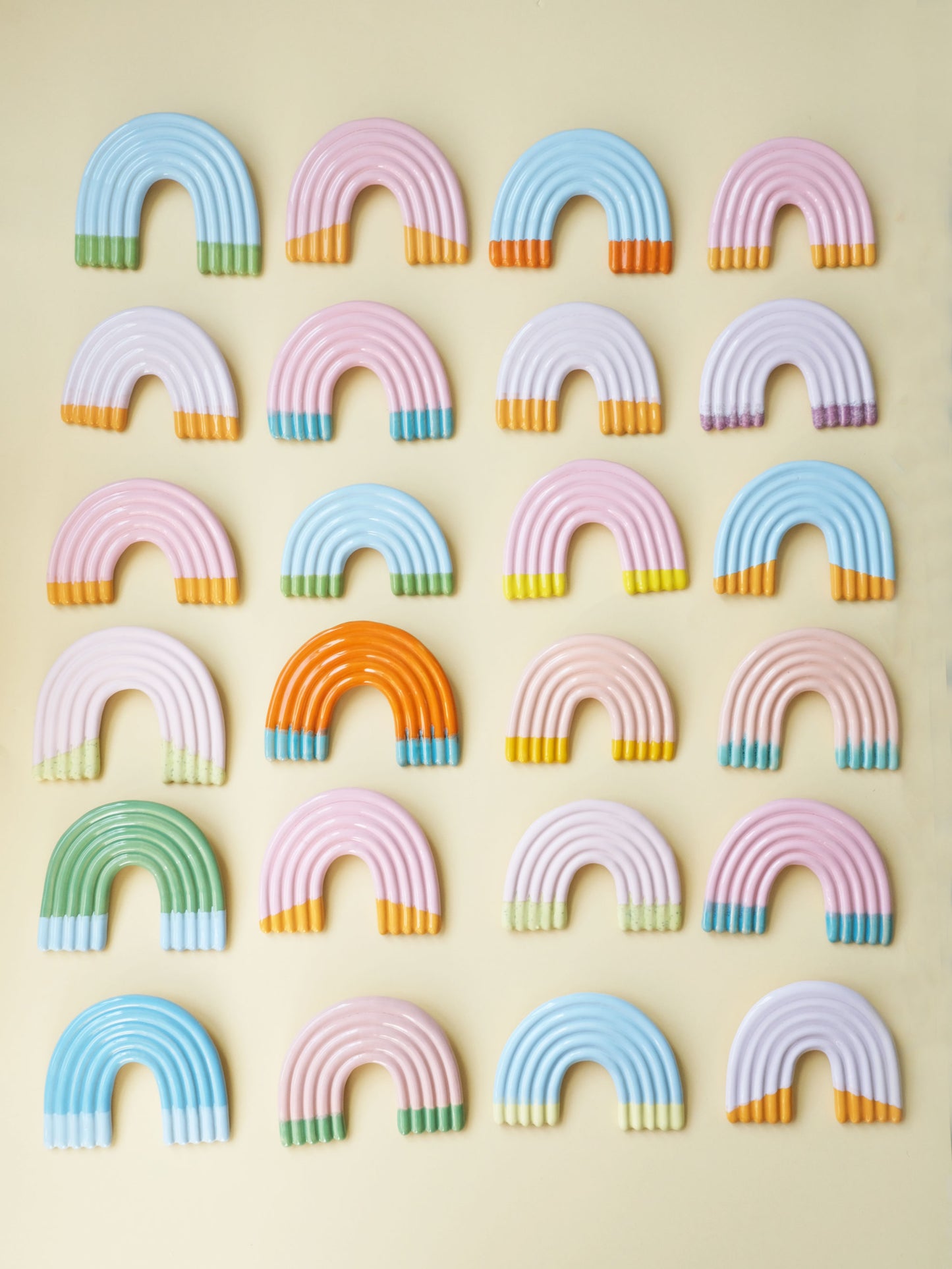 Rainbow Wall Sculpture - Peach no 2
