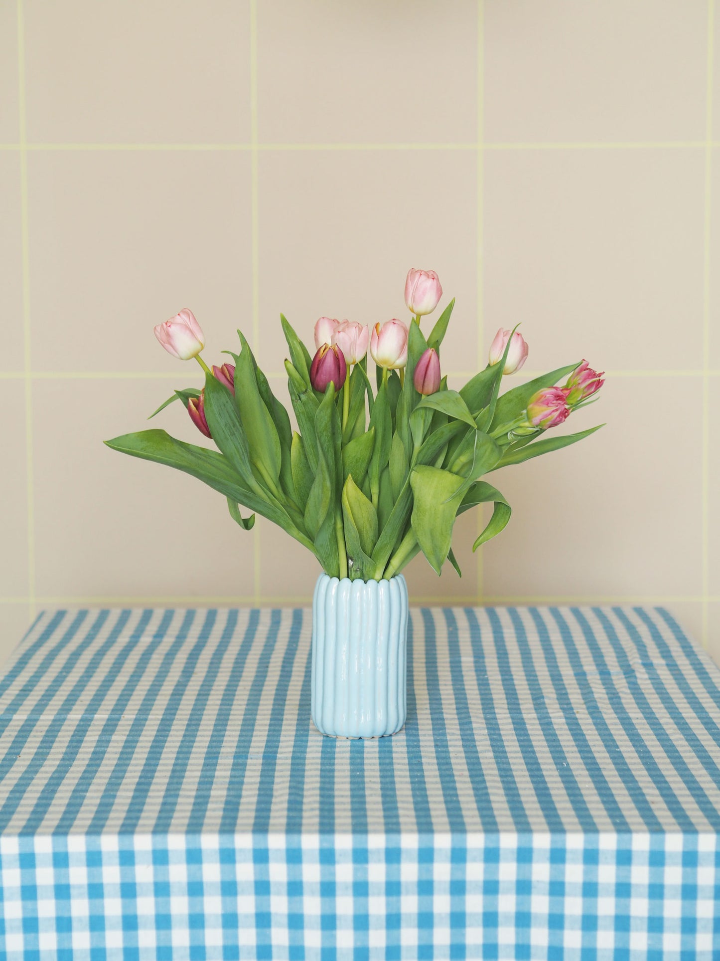 Flavor vase Baby Blue