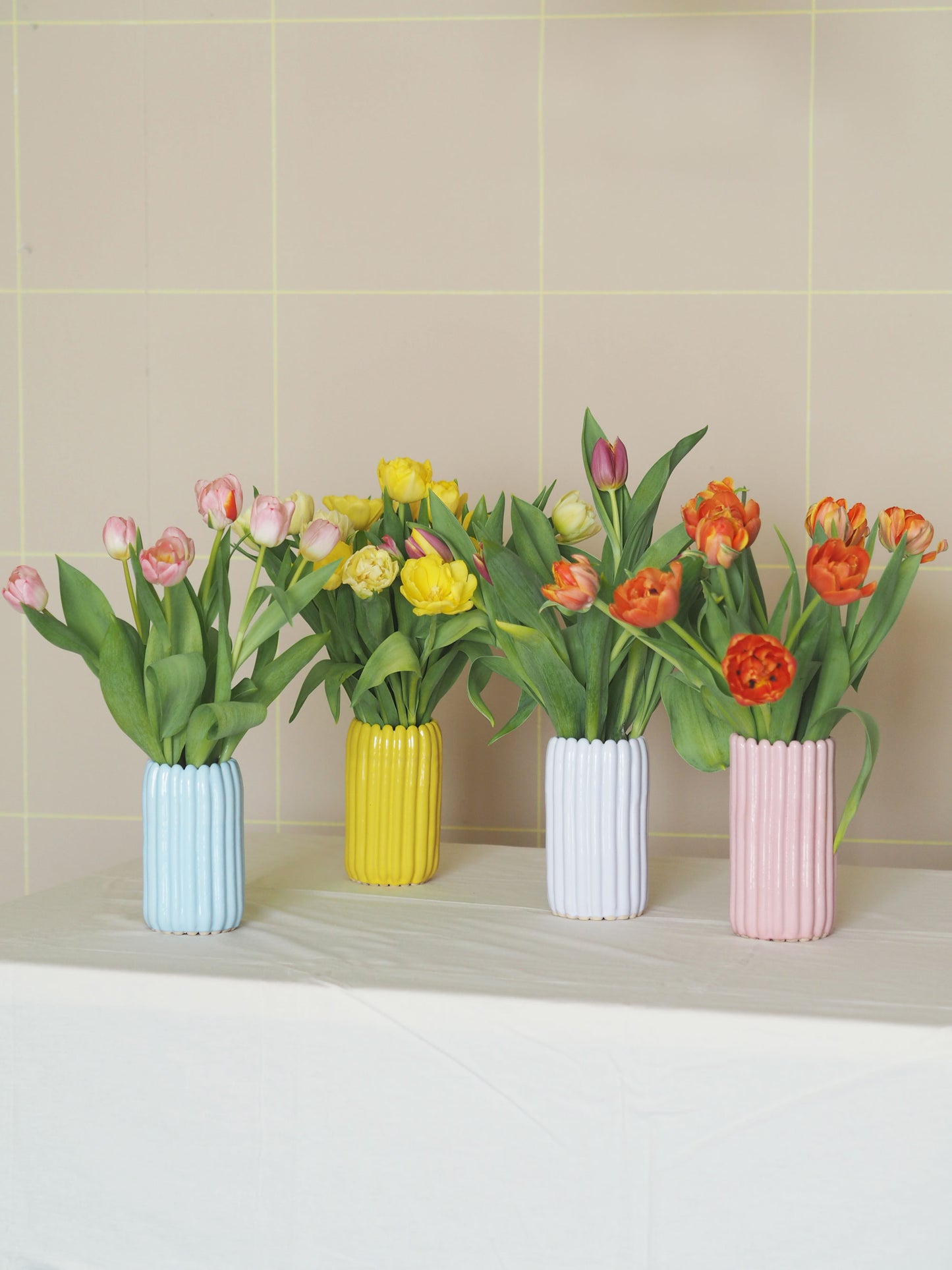 Flavor vase Baby Blue