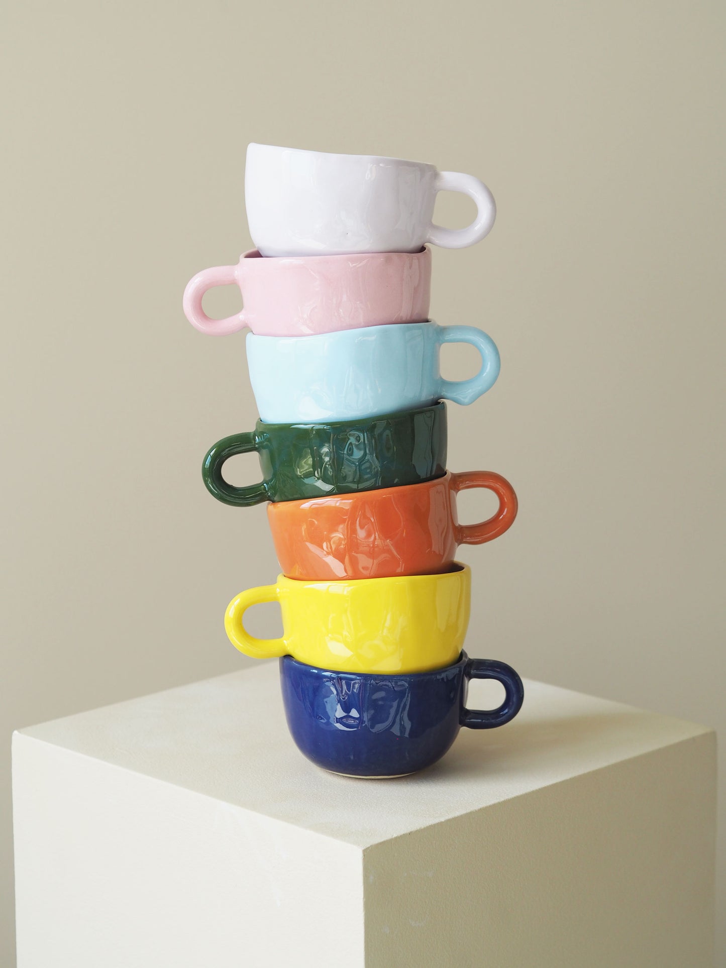 Wonky cups - Electric Blue