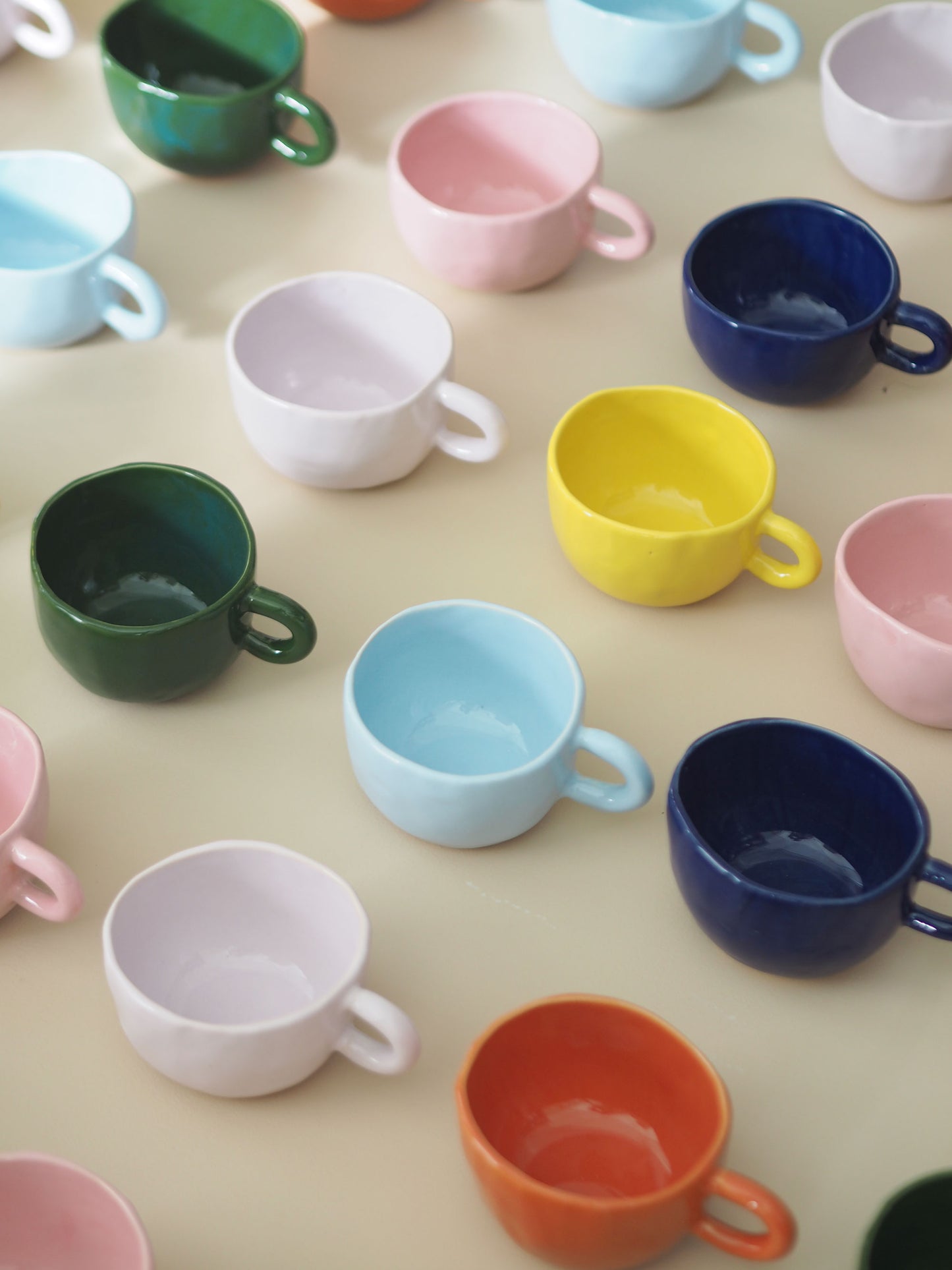 Wonky cups - Forest Green