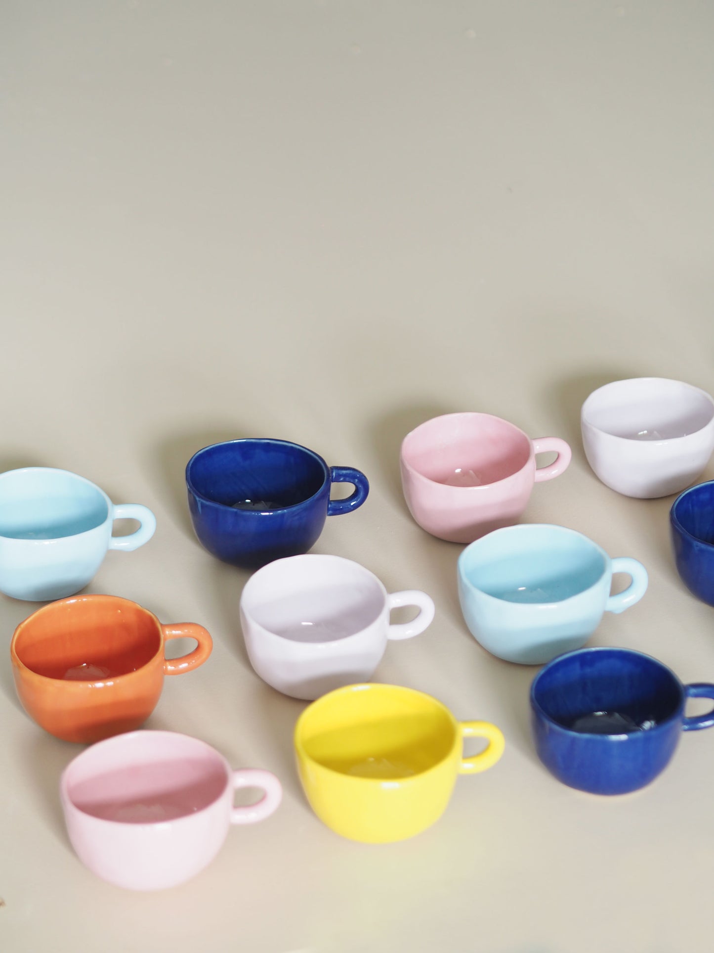 Wonky cups - Lemon Yellow