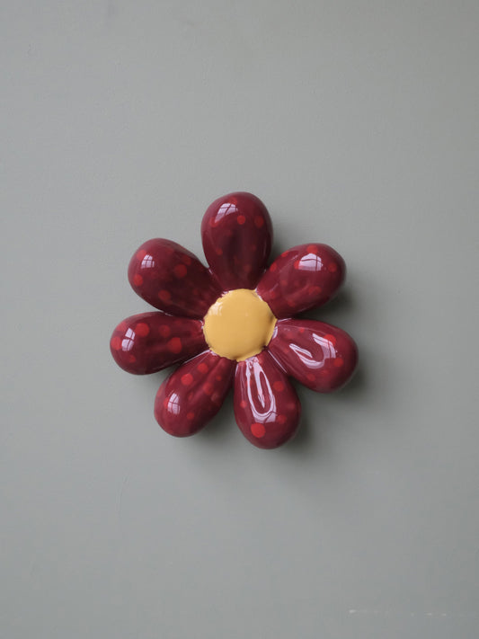 Wall Flower Mini - Red Dots