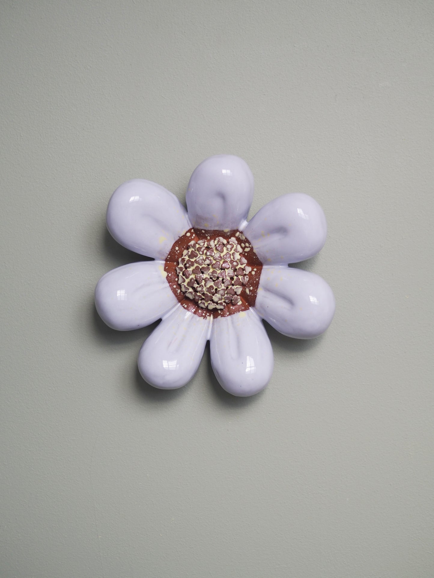 Wall Flower Mini - Light Lila Terracotta