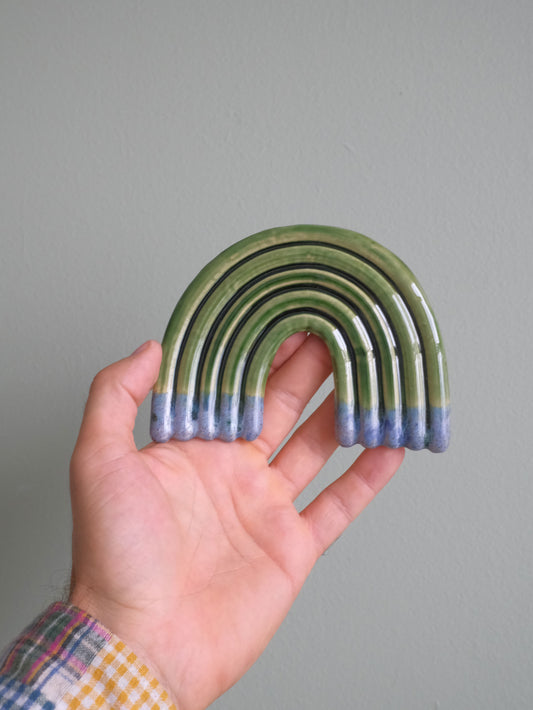 Rainbow Wall Sculpture - Blueberry Forest no 1