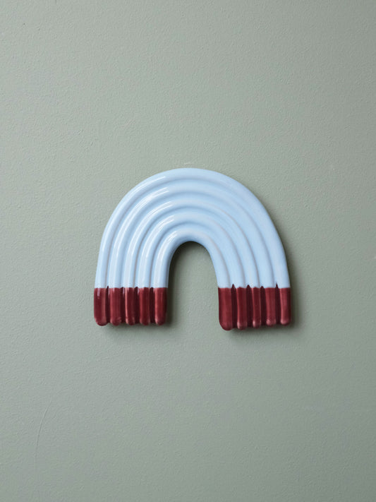 Rainbow Wall Sculpture - Burgundy Sky