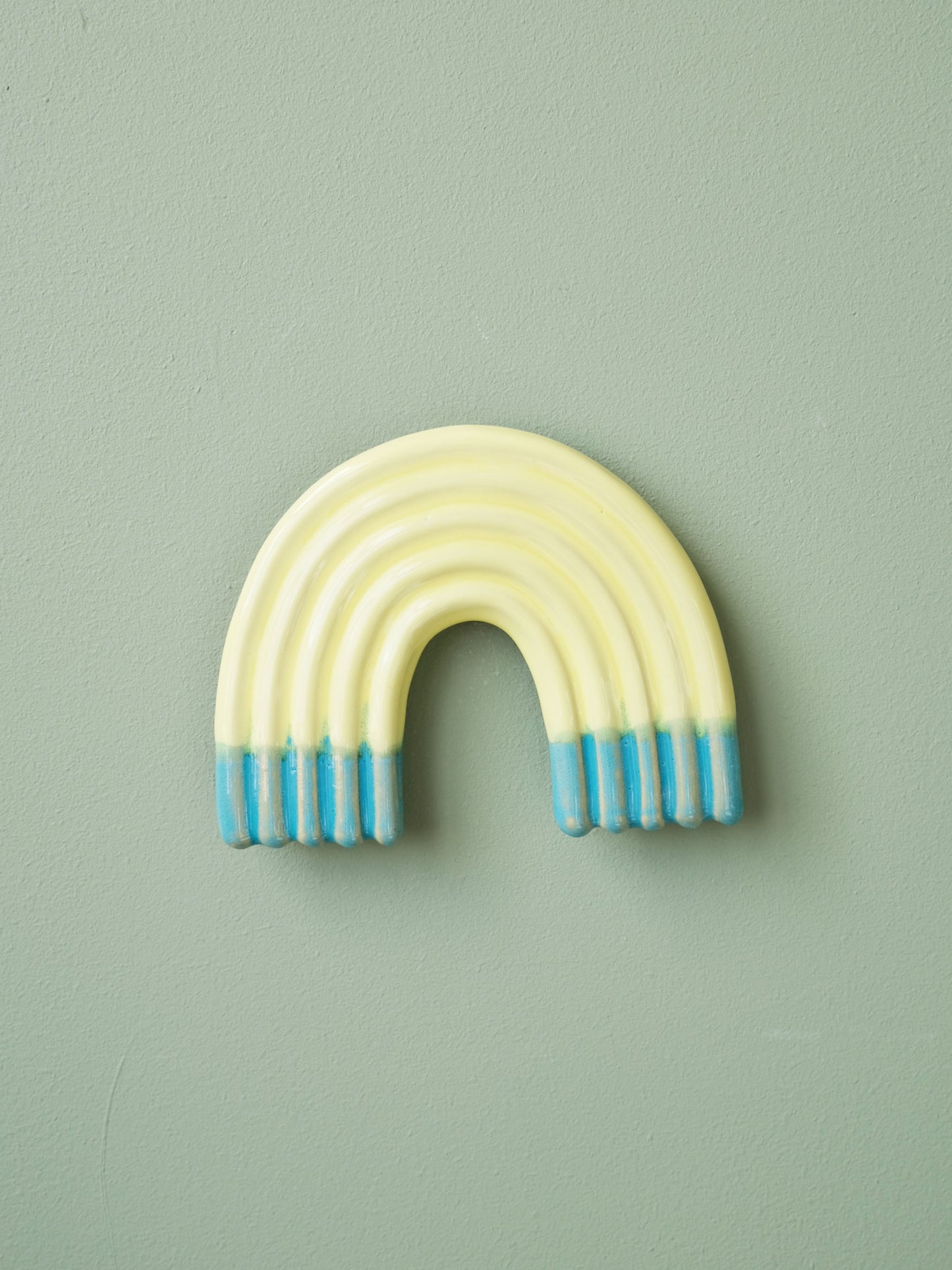 Rainbow Wall Sculpture - Butter Aqua Dip