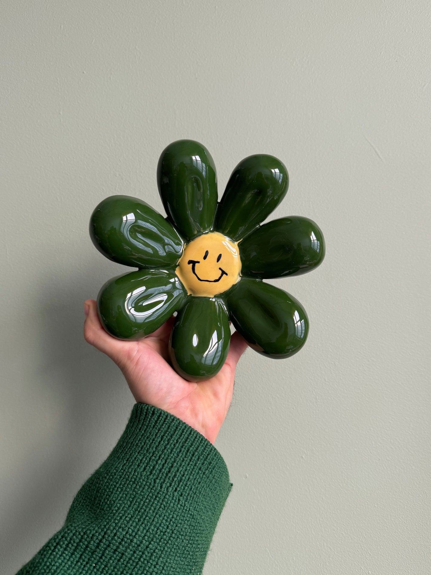 Happy Flower Mini - Dark Green