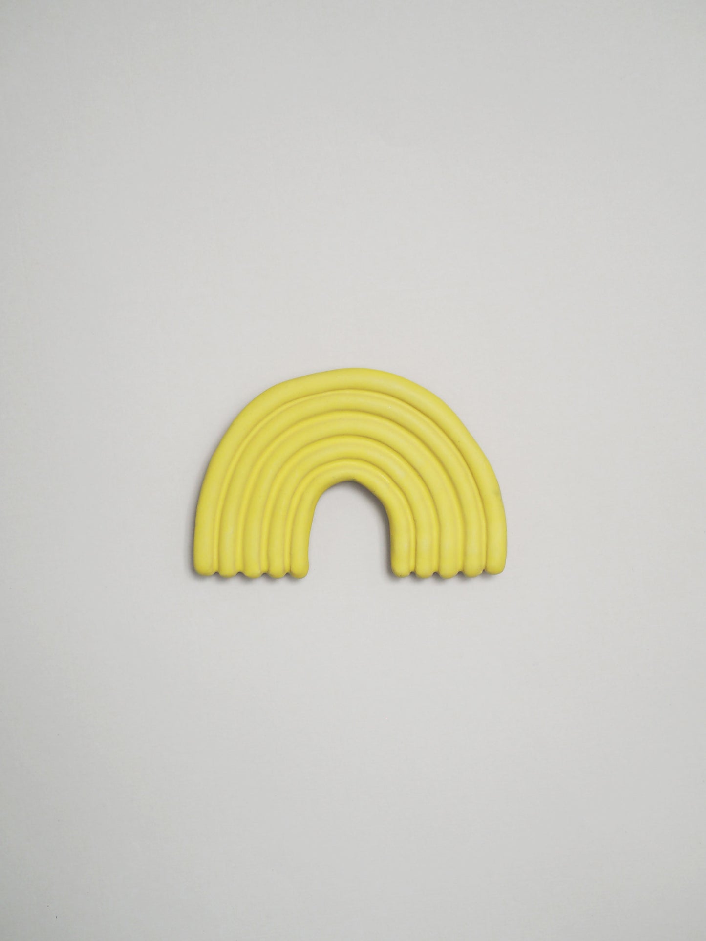 Rainbow Wall Sculpture Matte Yellow 1.2.