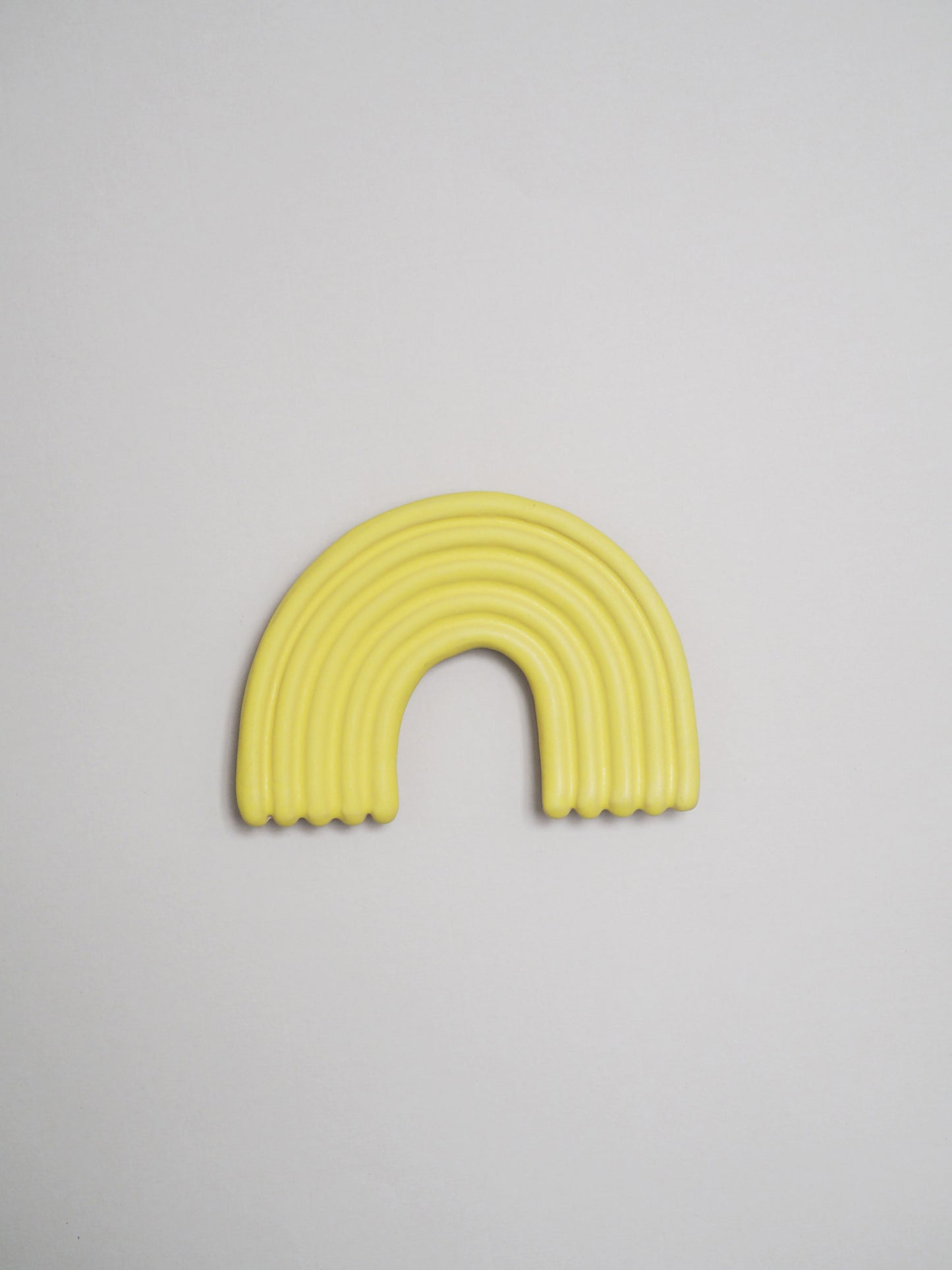 Rainbow Wall Sculpture Matte Yellow 1.5.