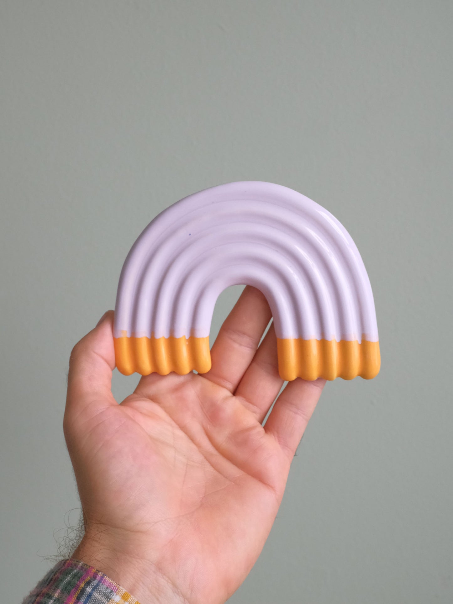 Rainbow Wall Sculpture - Lilac Jaffa Dip