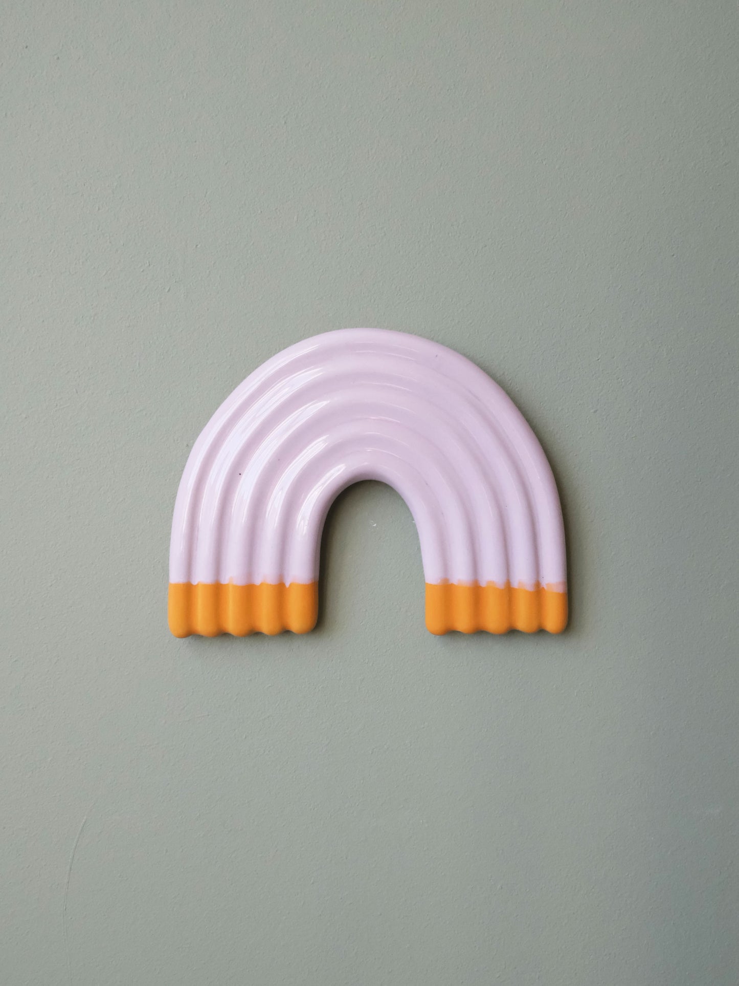 Rainbow Wall Sculpture - Lilac Jaffa Dip