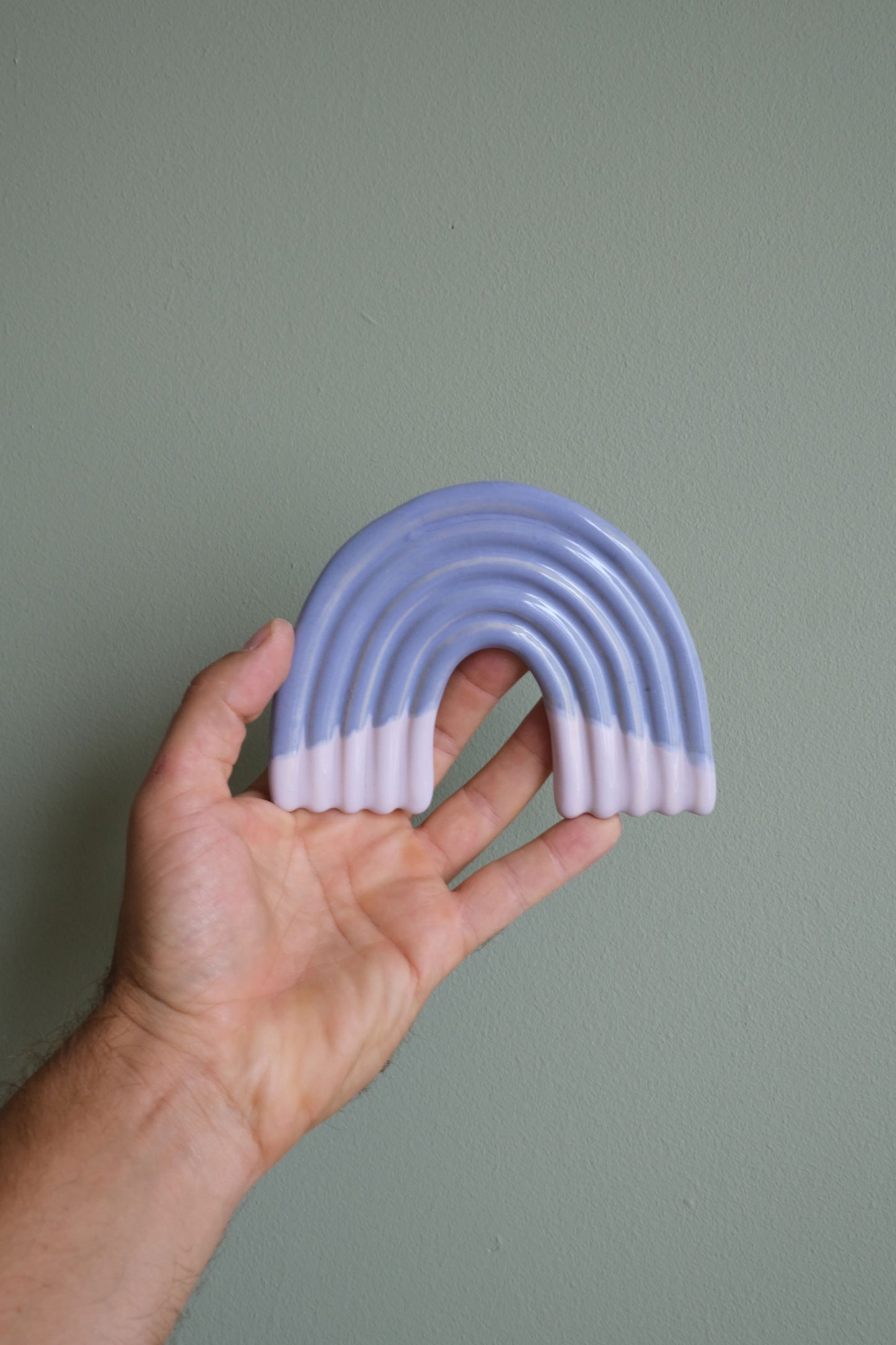 Rainbow Wall Sculpture - Lilac no 2