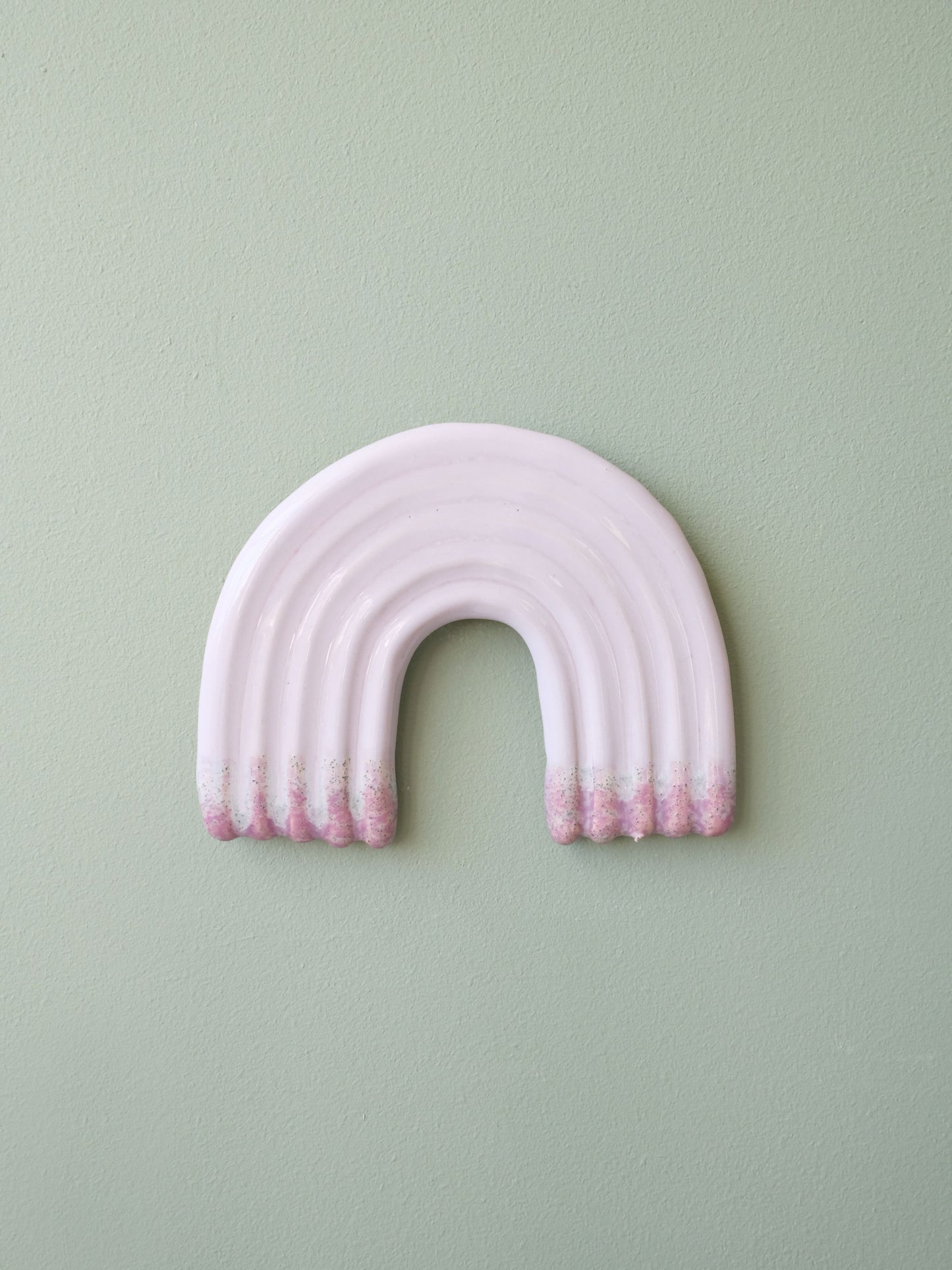 Rainbow Wall Sculpture - Lilac Purple Dip no 2