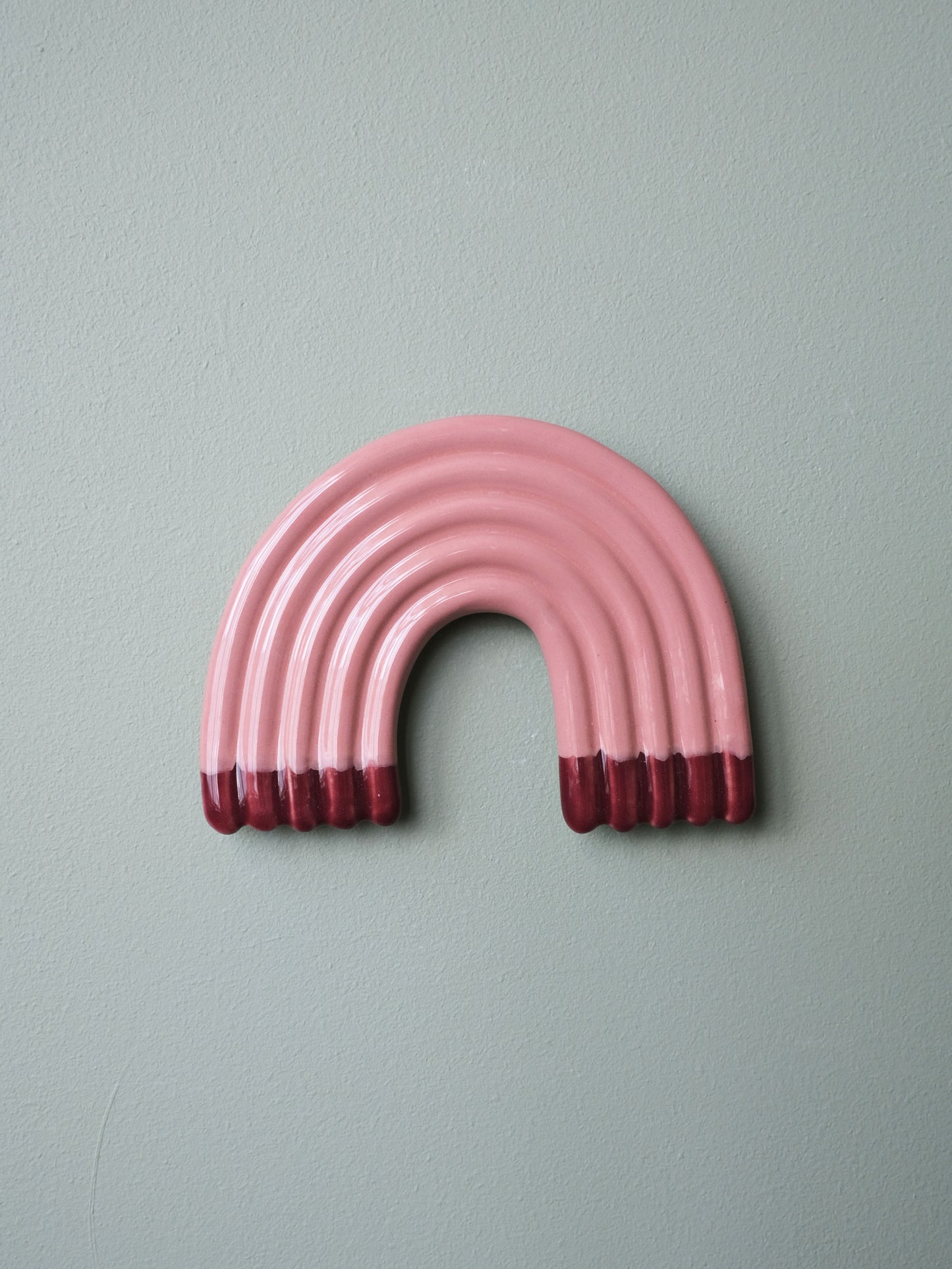 Rainbow Wall Sculpture - Rose & Cherry Dip 3