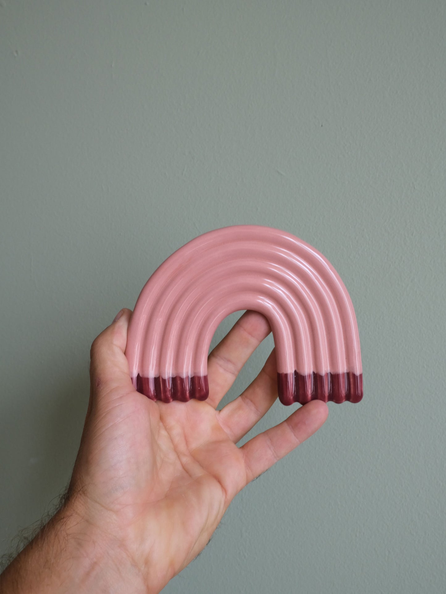 Rainbow Wall Sculpture - Rose & Cherry Dip 3