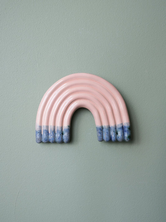 Rainbow Wall Sculpture - Nude Blueberry Dip