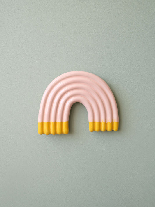 Rainbow Wall Sculpture - Peach no 2