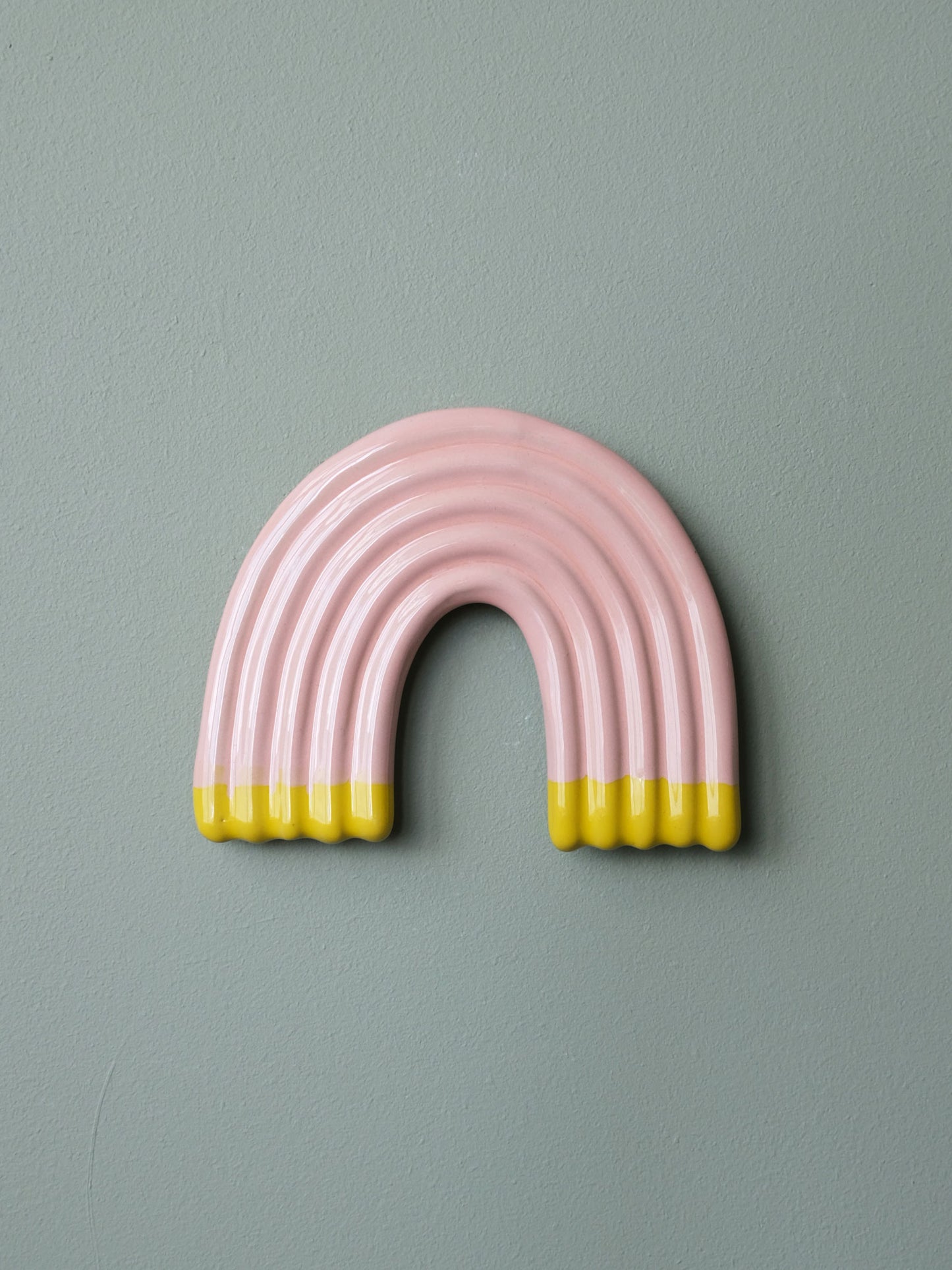 Rainbow Wall Sculpture - Peach Lemonade 1