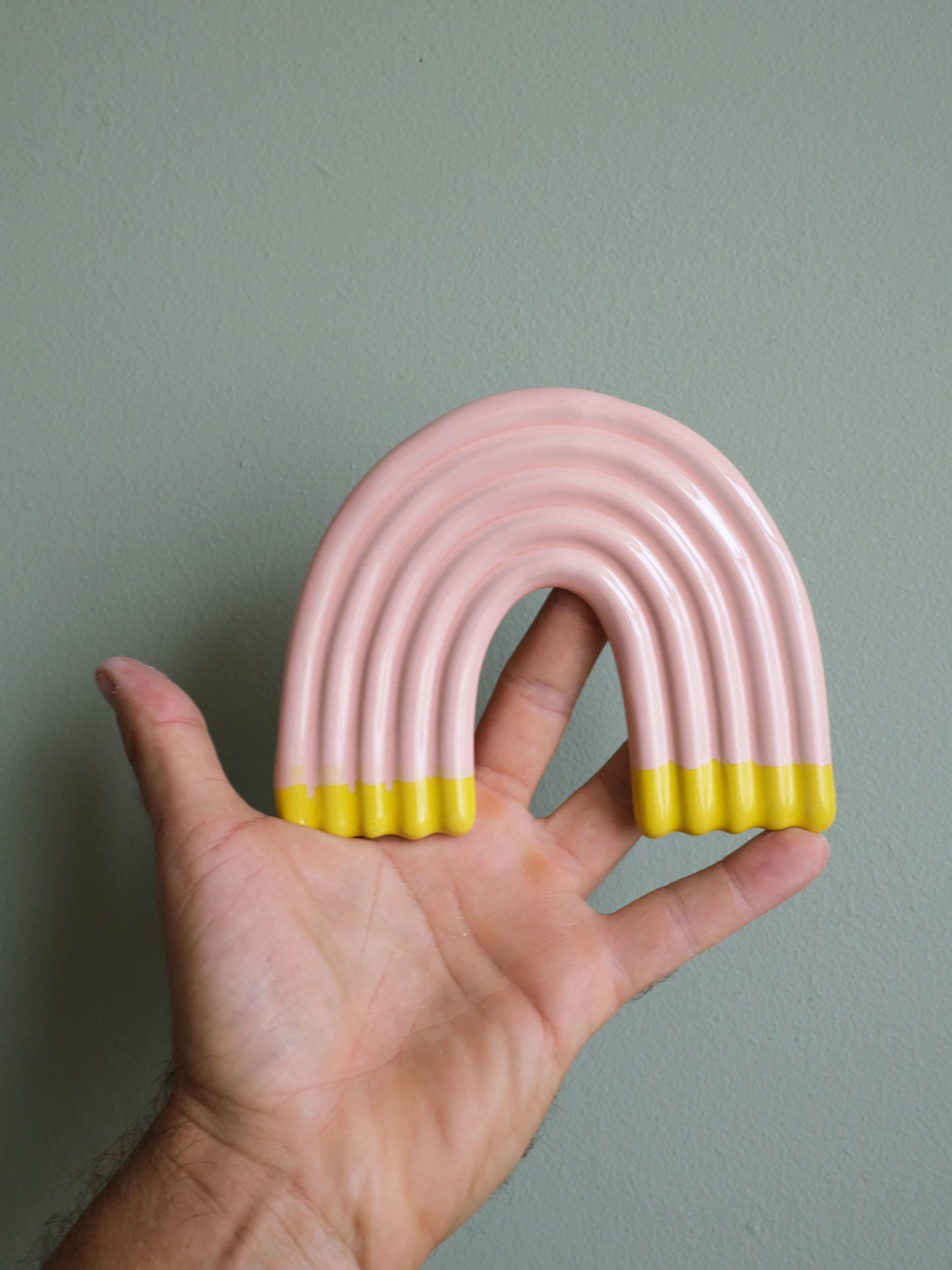 Rainbow Wall Sculpture - Peach Lemonade 1