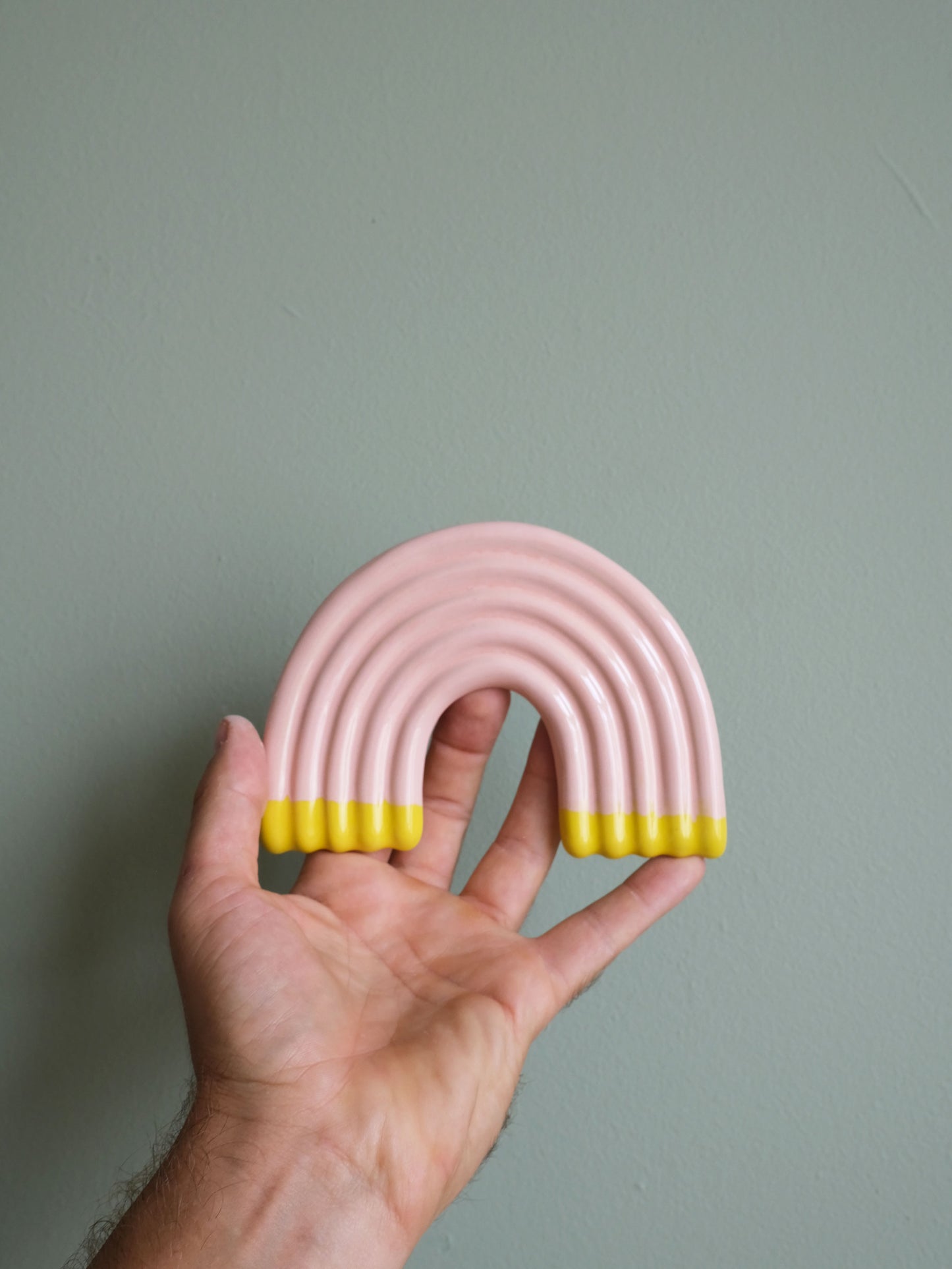 Rainbow Wall Sculpture - Peach Lemonade 2