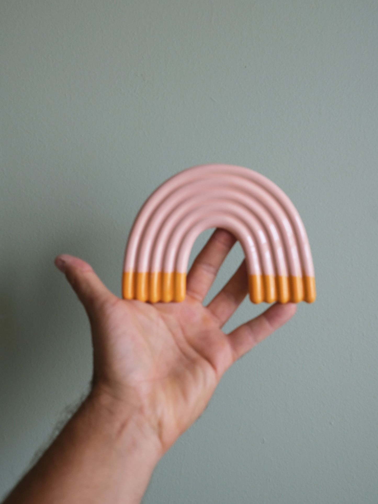 Rainbow Wall Sculpture - Peach Sorbet no 1