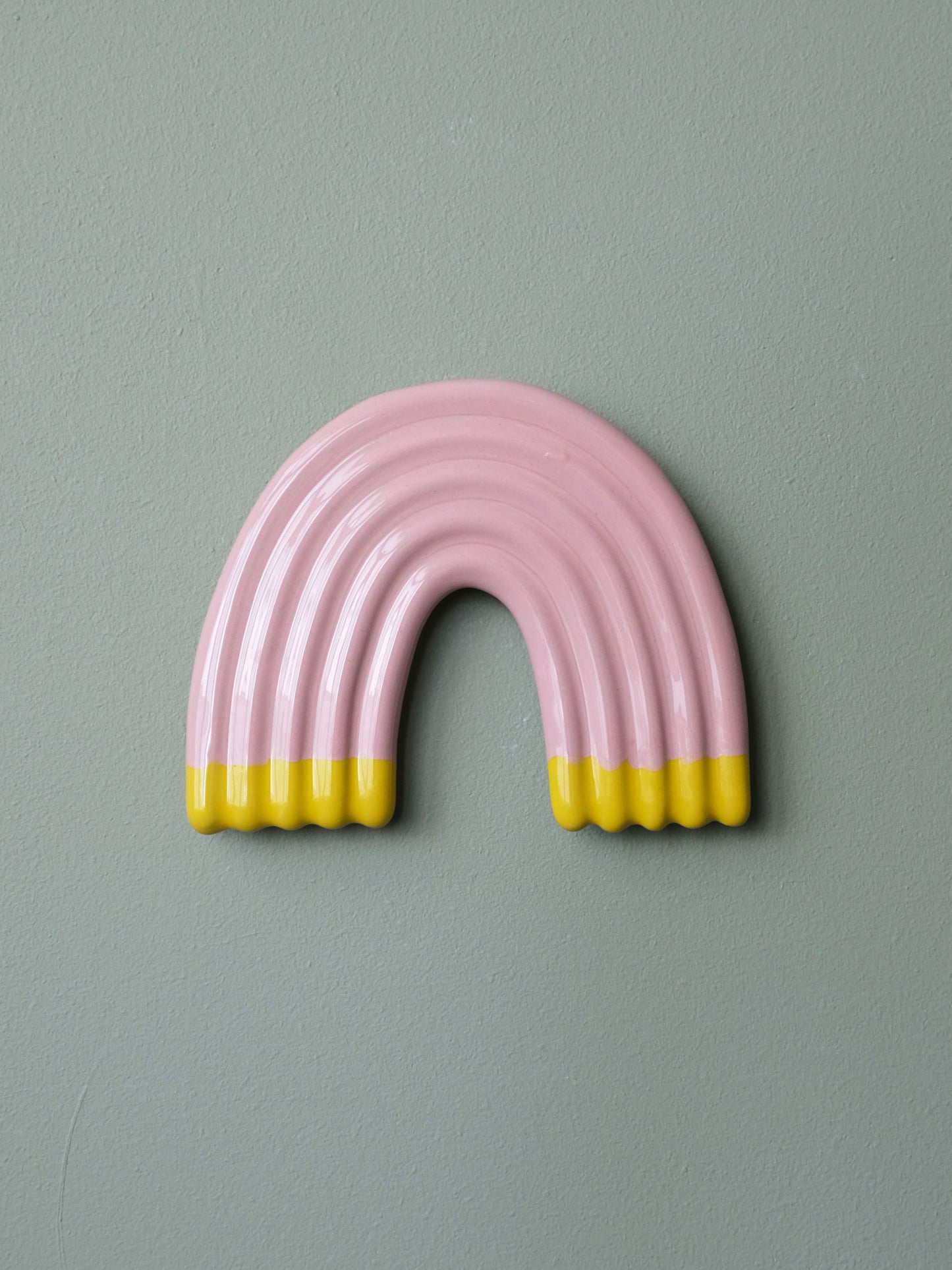 Rainbow Wall Sculpture - Pink Lemonade 1