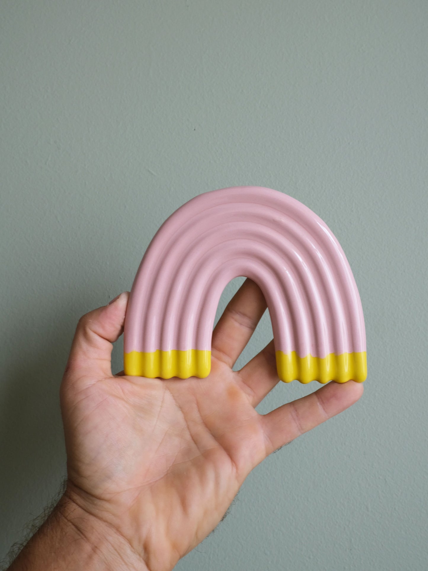 Rainbow Wall Sculpture - Pink Lemonade 1