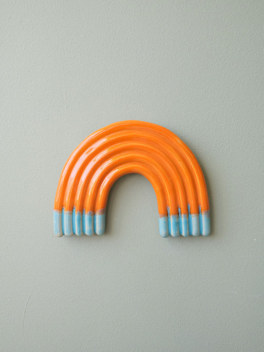 Rainbow Wall Sculpture - Satsuma Aqua Dip