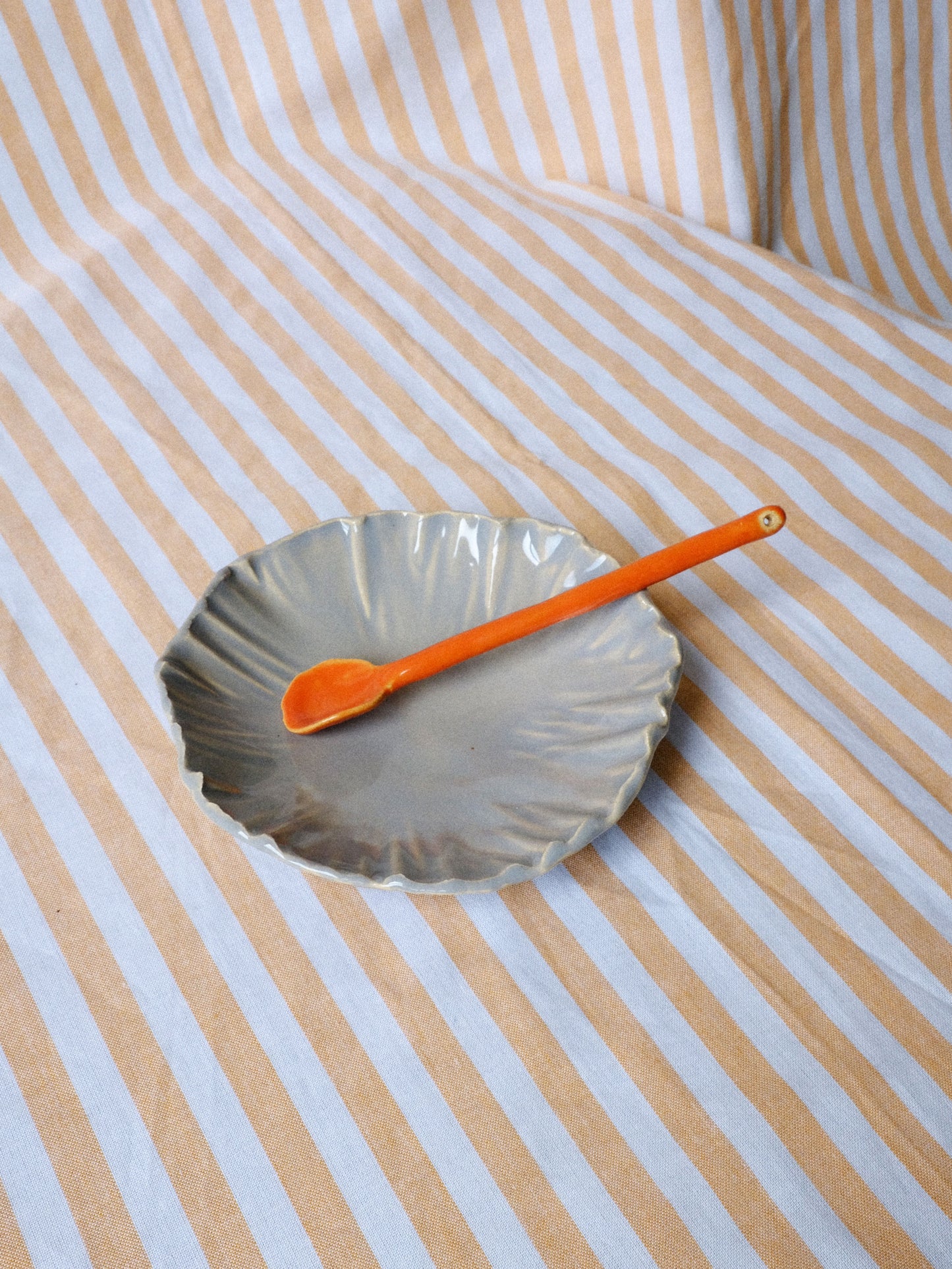 Keramiikka lusikka oranssi