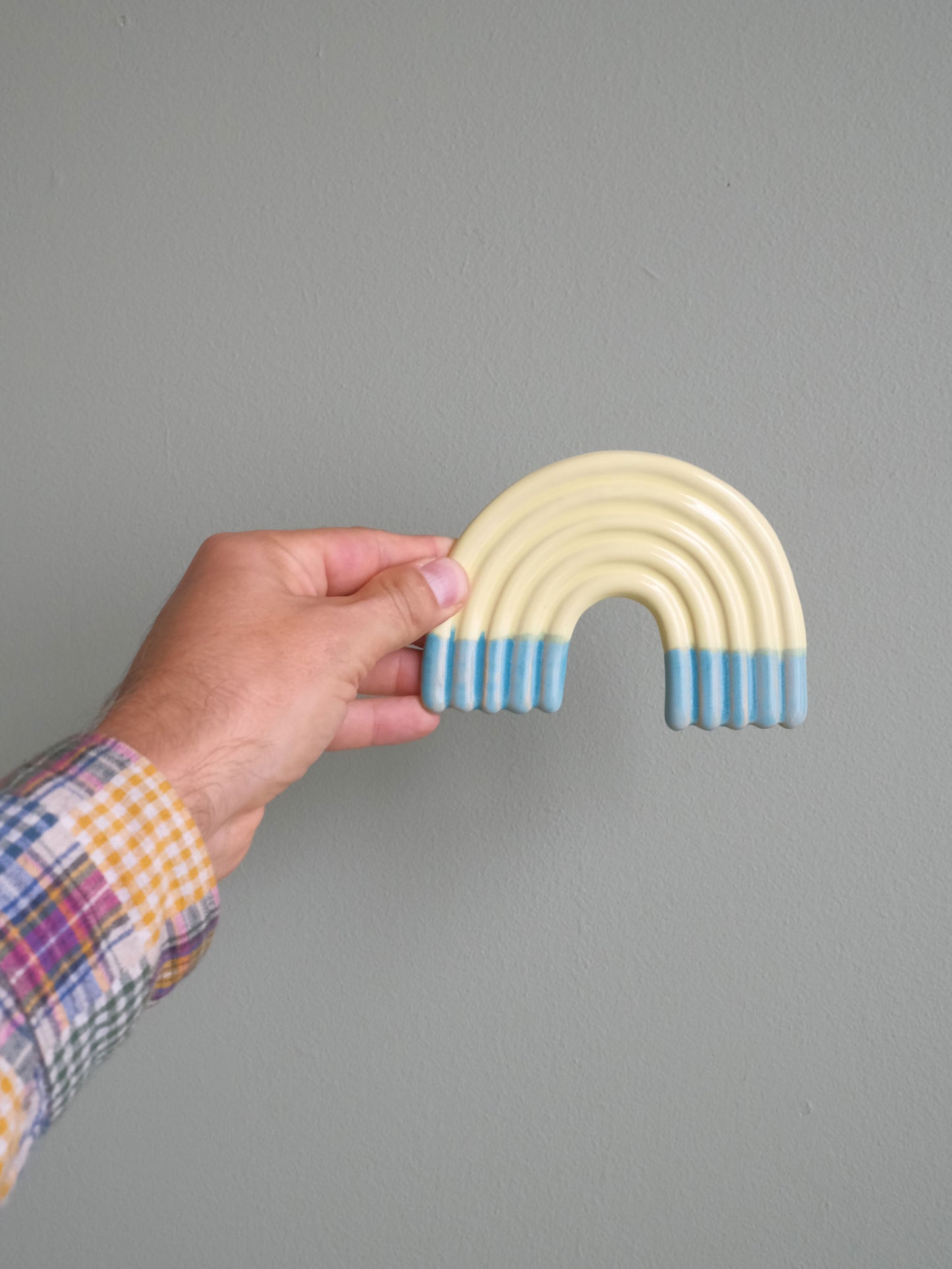 Rainbow Wall Sculpture - Vanilla & Mediterran no 2
