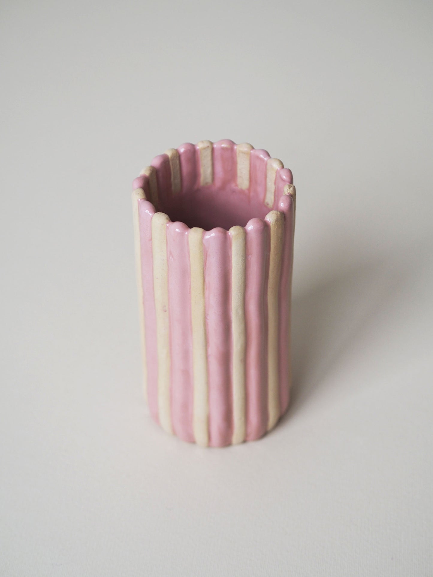 Flavor vase Pink Stripe no. 1.2
